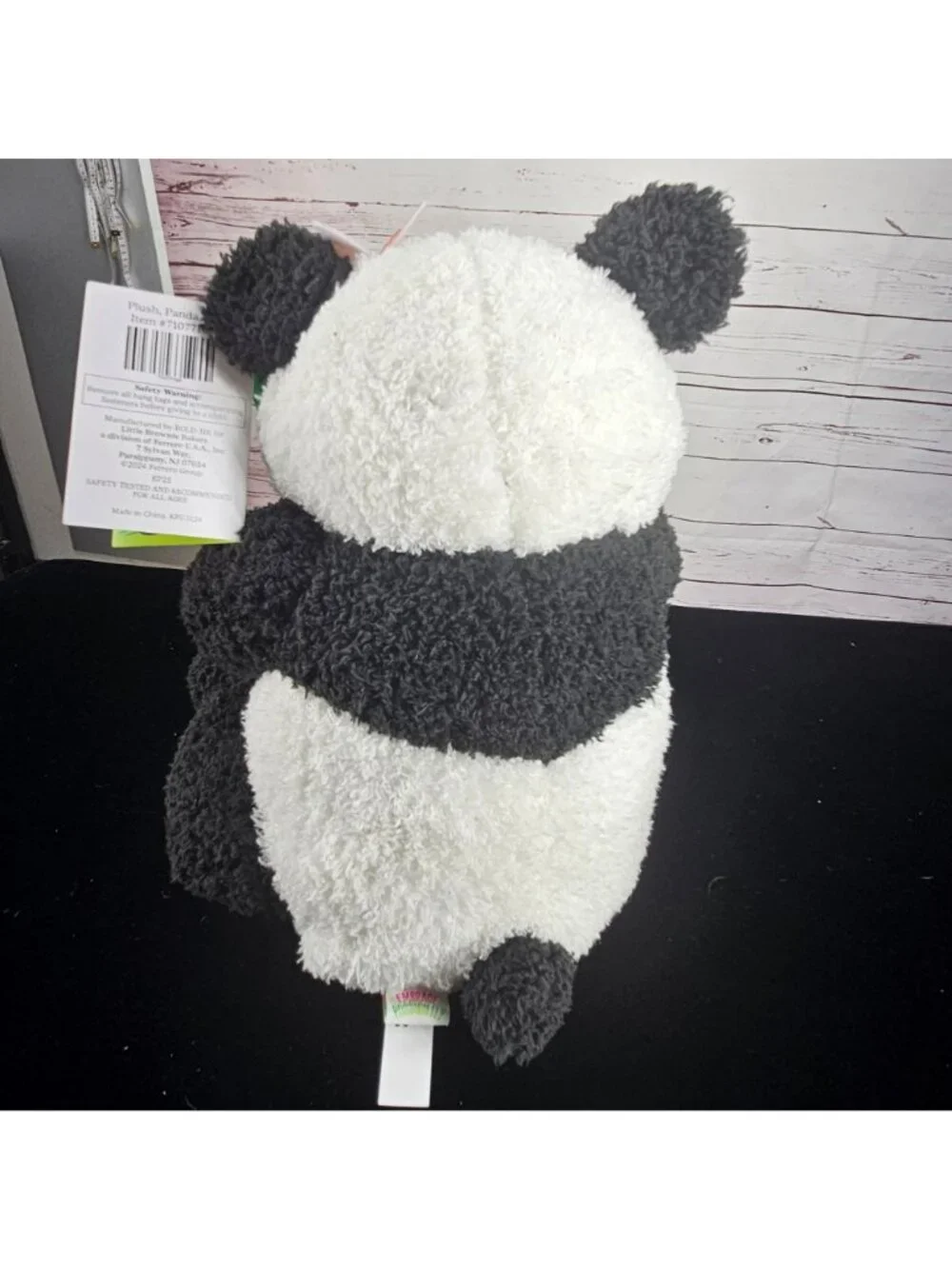 Mei Lan Panda Plush Toy With Bamboo & Cookie Soft & Cuddly Stuffed Animal For Al